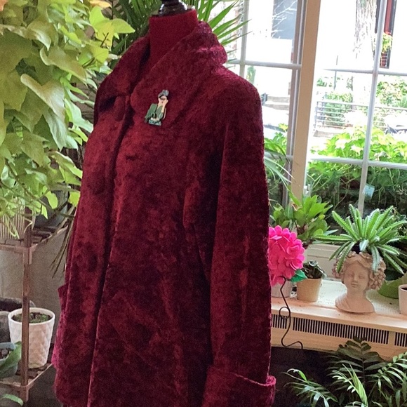 Handmade artisan fall jacket from A Fair in the Park Shadyside Pittsburgh Pa - Picture 5 of 16
